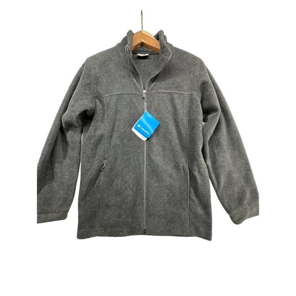 Columbia Other - Columbia Youth Steens Mt. II Fleece Jacket New Full Zip Sz L Gray Pockets